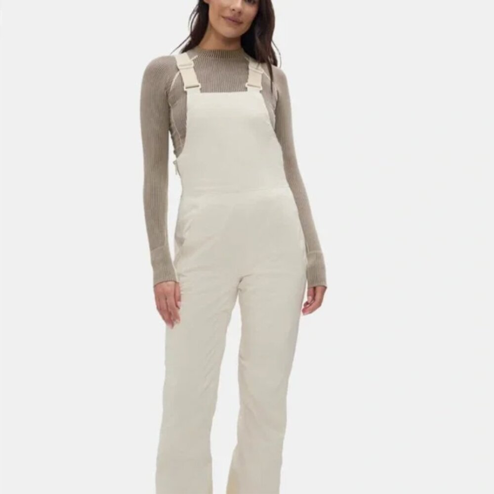 Halfdays Carson Ski Bib- Cream- Medium
